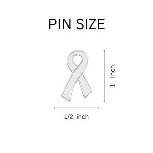 Bone Cancer Large Flat Ribbon Pins - Fundraising For A Cause