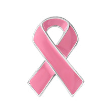 Load image into Gallery viewer, Breast Cancer Awareness Pink Ribbon Pin Counter Display (12 Cards) - Fundraising For A Cause