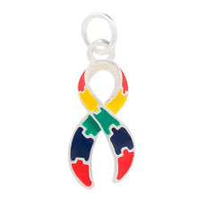 Load image into Gallery viewer, Bulk Large Autism Awareness Ribbon Charms - Fundraising For A Cause