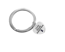 Load image into Gallery viewer, Child Abuse Heart Charm Split Style Key Chains - Fundraising For A Cause