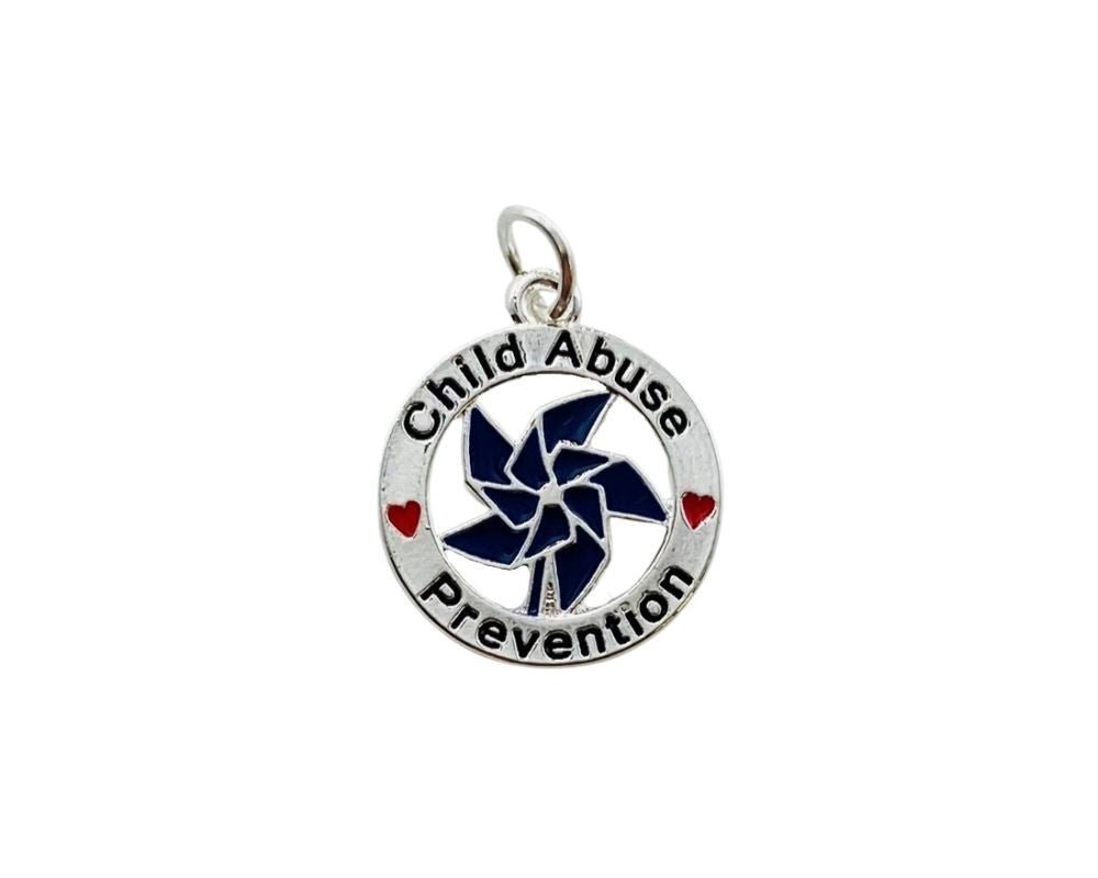 Child Abuse Prevention Blue Pinwheel Charms - Fundraising For A Cause