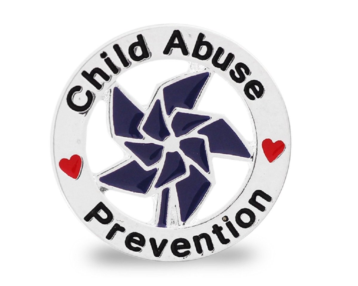 Child Abuse Prevention Blue Pinwheel Pins - Fundraising For A Cause