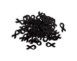 Black Ribbon Confetti (500 Pieces) Fundraising For A Cause