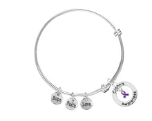 Load image into Gallery viewer, Crohn&#39;s Circle Charm Retractable Bracelets - Fundraising For A Cause