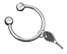 Load image into Gallery viewer, Crystal Tennis Racket Keychain - Fundraising For A Cause