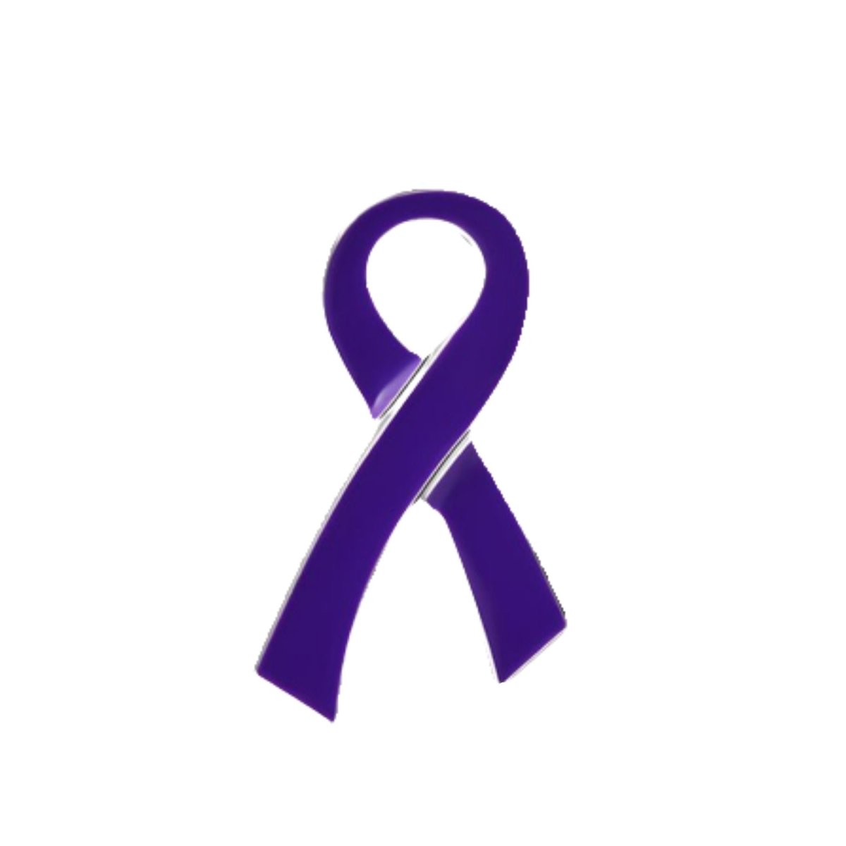 Cystic Fibrosis Purple Ribbon Pins - Fundraising For A Cause