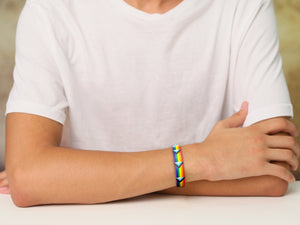 Daniel Quasar Flag Silicone Bracelet Wristbands - Fundraising For A Cause