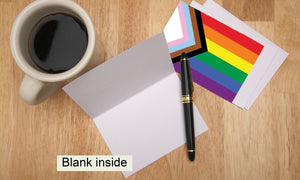 Daniel Quasar Pride Flag Note Cards (12 Cards/Pack) - Fundraising For A Cause