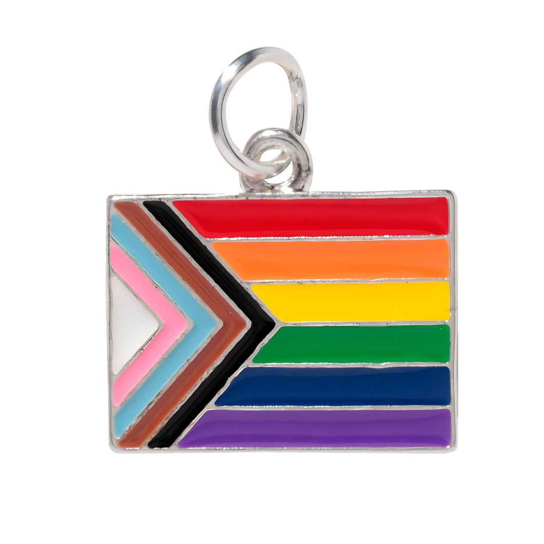 Daniel Quasar Progress Pride Flag Charms - Fundraising For A Cause