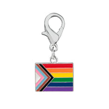 Load image into Gallery viewer, Daniel Quasar Progress Pride Flag Hanging Charms - Fundraising For A Cause