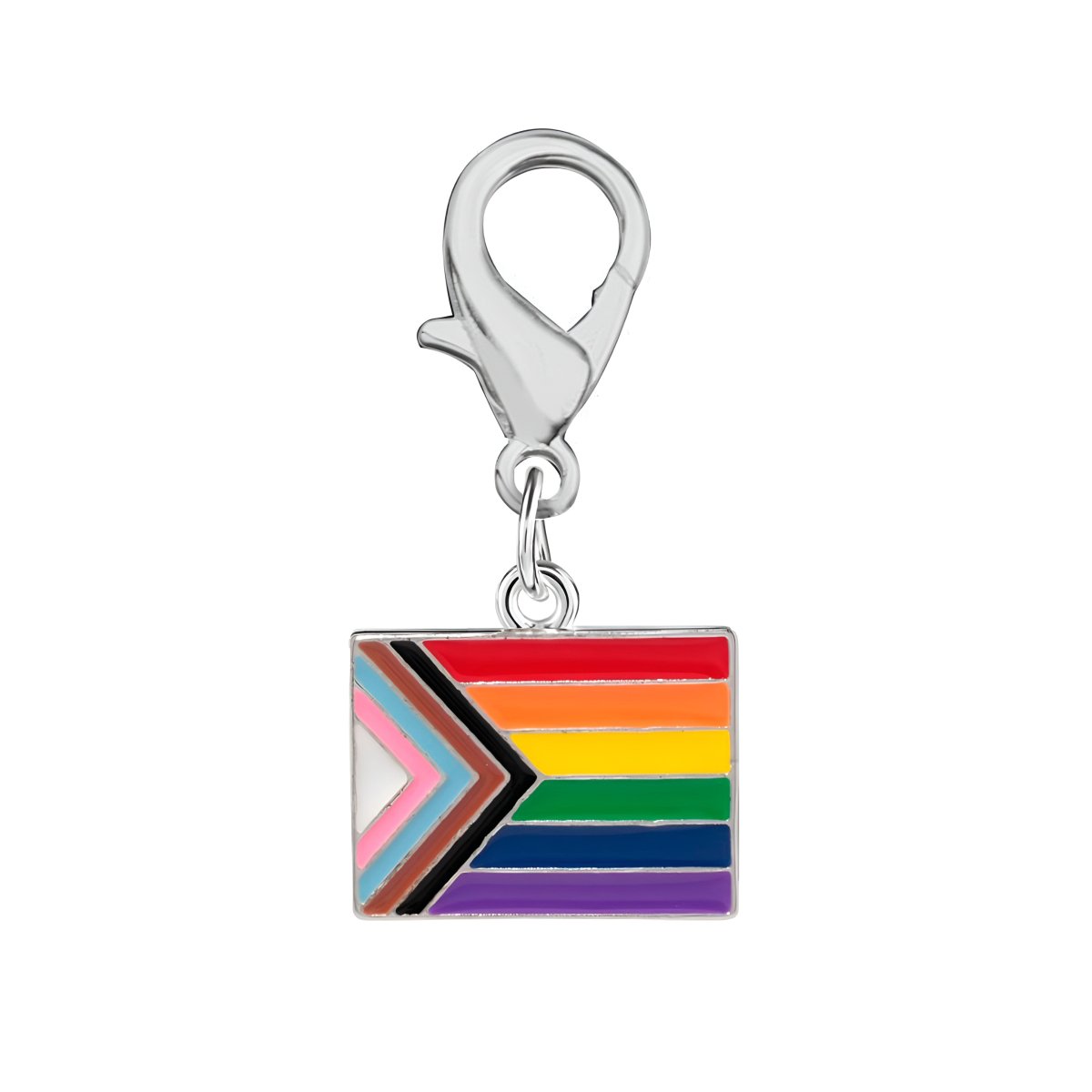 Daniel Quasar Progress Pride Flag Hanging Charms - Fundraising For A Cause