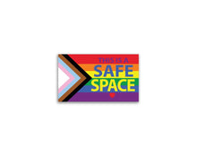 Load image into Gallery viewer, Daniel Quasar Safe Space Rainbow Flag Decals - Fundraising For A Cause