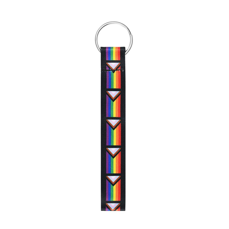 Daniel Quasar's "Progress Pride" Flag Lanyard Style Keychains - Fundraising For A Cause