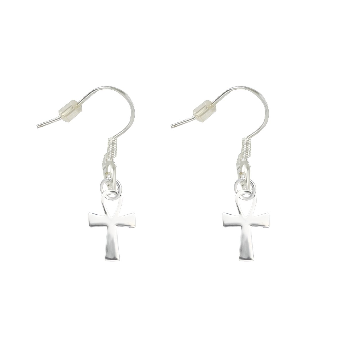 Decorative Silver Cross Earrings - Fundraising For A Cause