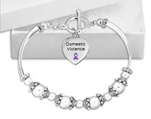 Load image into Gallery viewer, Domestic Violence Awareness Partial Beaded Bracelets - Fundraising For A Cause