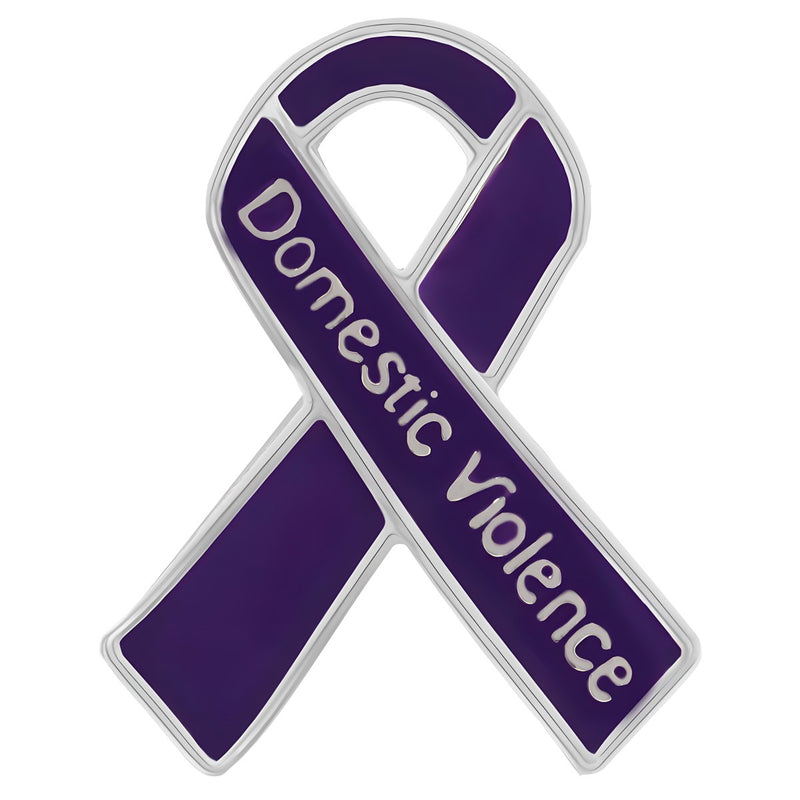 Domestic Violence Awareness Ribbon Pins - Fundraising For A Cause