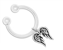 Load image into Gallery viewer, Double Angel Wings Religious Key Chains - Fundraising For A Cause