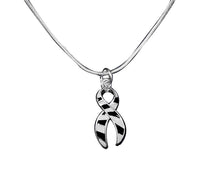 Load image into Gallery viewer, Ehlers Danlos (EDS, hEDS) Zebra Print Ribbon Necklaces - Fundraising For A Cause