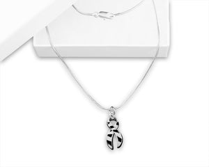 Ehlers Danlos (EDS, hEDS) Zebra Print Ribbon Necklaces - Fundraising For A Cause