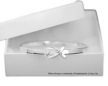 Load image into Gallery viewer, Elegant Silver Ribbon Bracelets - Fundraising For A Cause