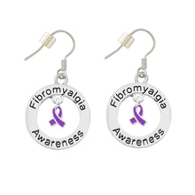 Load image into Gallery viewer, Fibromyalgia Awareness Hanging Earrings - Fundraising For A Cause