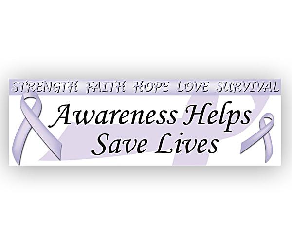 Lavender Ribbon Awareness Banner, Epilepsy Awareness Banner - Fundraising For A Cause