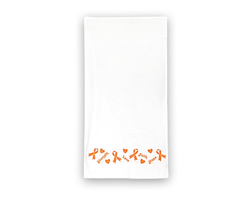 Orange Ribbon Paper Dinner Napkins