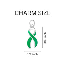 Load image into Gallery viewer, Green Ribbon Awareness Charm Bracelets - Fundraising For A Cause