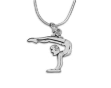 Load image into Gallery viewer, Gymnast Charm Necklaces - Fundraising For A Cause