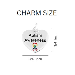 Heart Autism Awareness Partial Beaded Bracelets - Fundraising For A Cause