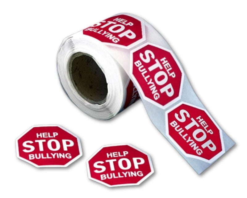 Help Stop Bullying Anti-Bullying Stickers (250 per Roll) - Fundraising For A Cause