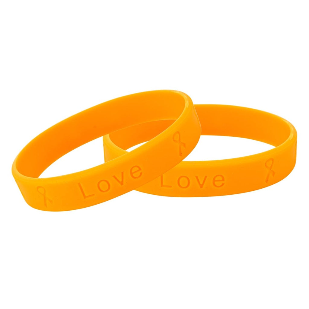 Hunger Awareness Orange Silicone Bracelet Wristbands - Fundraising For A Cause