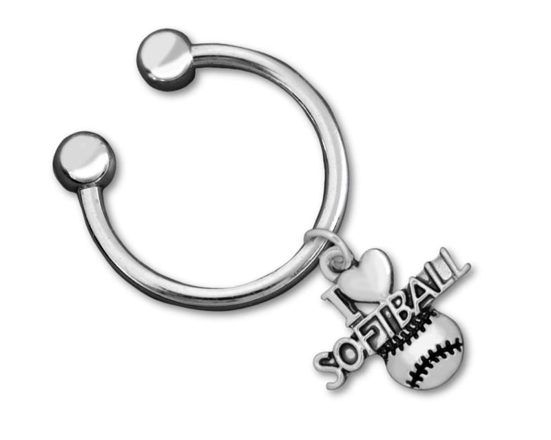 I Love Softball Key Chains - Fundraising For A Cause