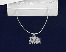Load image into Gallery viewer, I Love To Swim Charm Necklaces - Fundraising For A Cause