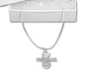 I Love Volleyball Necklaces - Fundraising For A Cause