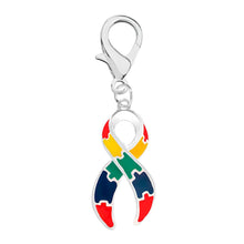 Load image into Gallery viewer, Large Autism Ribbon Hanging Charms - Fundraising For A Cause