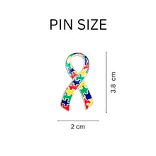 Load image into Gallery viewer, Large Autism Ribbon Pins - Fundraising For A Cause