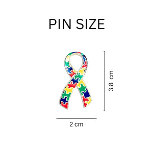 Large Autism Ribbon Pins - Fundraising For A Cause