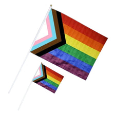 Load image into Gallery viewer, Large Daniel Quasar Flags on a Stick - Fundraising For A Cause