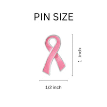 Load image into Gallery viewer, Large Flat Pink Ribbon Pins - Fundraising For A Cause