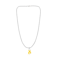 Load image into Gallery viewer, Large Gold Ribbon Necklaces - Fundraising For A Cause