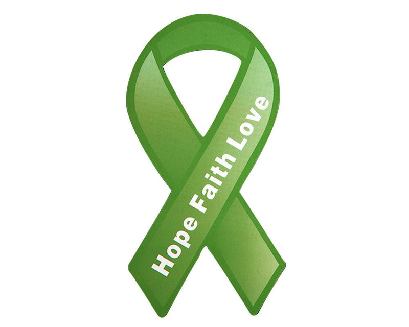 Large Hope Green Ribbon Magnets - Fundraising For A Cause