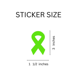 Large Non-Hodgkin's Lymphoma Ribbon Stickers (250 per Roll) - Fundraising For A Cause