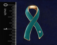 Load image into Gallery viewer, Large Ovarian Cancer Ribbon Pins - Fundraising For A Cause
