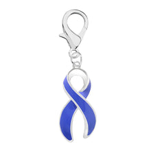 Load image into Gallery viewer, Large Periwinkle Ribbon Hanging Charms - Fundraising For A Cause