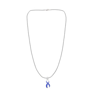 Large Periwinkle Ribbon Necklaces - Fundraising For A Cause