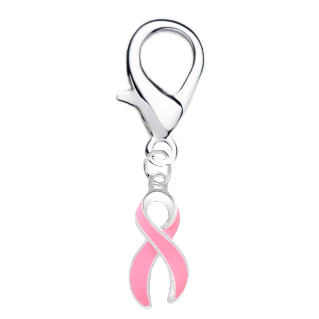 Large Pink Ribbon Hanging Charms - Fundraising For A Cause