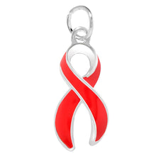 Load image into Gallery viewer, Large Red Ribbon Charms - Fundraising For A Cause