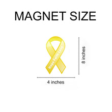 Load image into Gallery viewer, Large Yellow Ribbon Magnets - Fundraising For A Cause