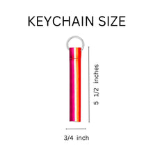 Load image into Gallery viewer, Lesbian Flag Lanyard Style Keychains - Fundraising For A Cause